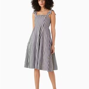 Kate Spade Basket Stripe Fit and Flare Dress